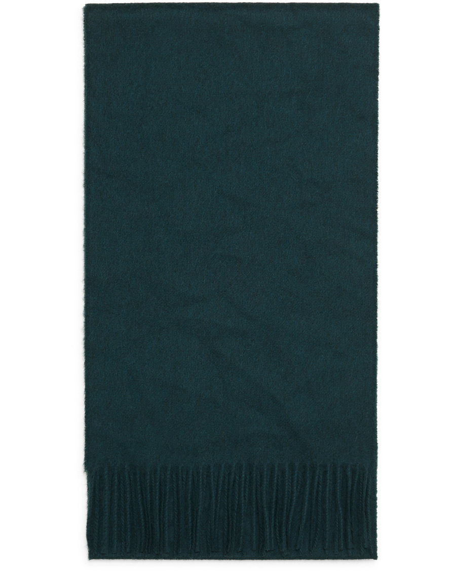 Herre | Johnstons of Elgin Cashmere Scarf Hunter Green | Johnstons of Elgin | Cashmere Scarf Hunter Green