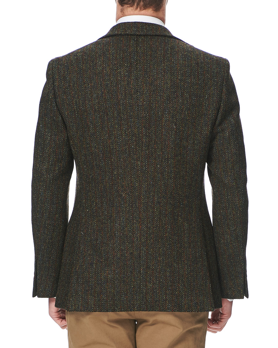 Herre | Dressjakker | Walker Slater | Edward Harris Tweed Herringbone Blazer Green