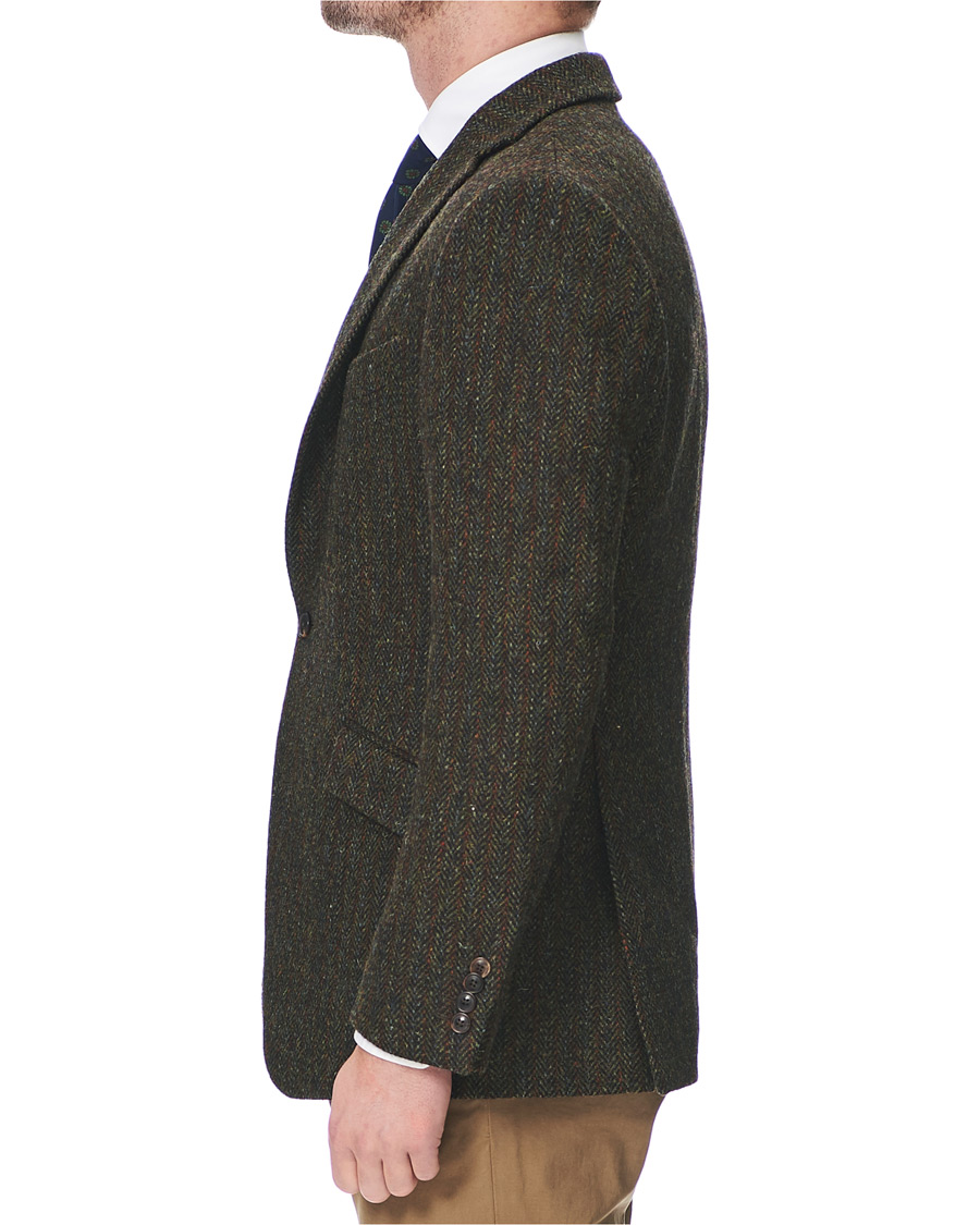 Herre | Dressjakker | Walker Slater | Edward Harris Tweed Herringbone Blazer Green