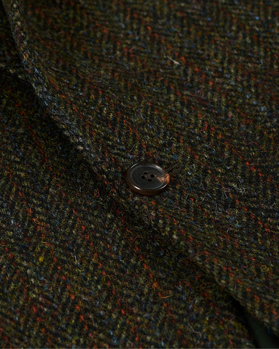 Herre | Dressjakker | Walker Slater | Edward Harris Tweed Herringbone Blazer Green