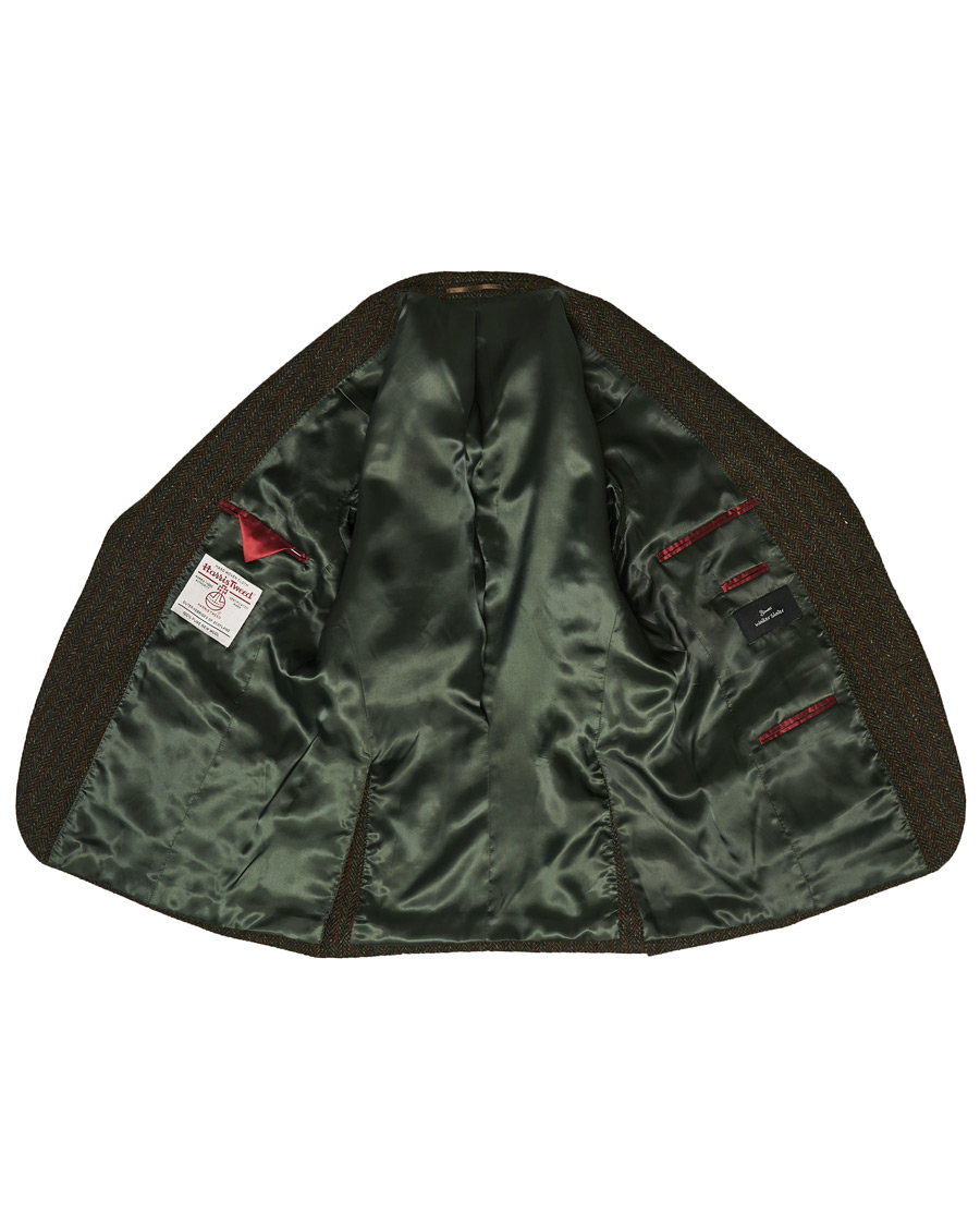 Herre | Dressjakker | Walker Slater | Edward Harris Tweed Herringbone Blazer Green