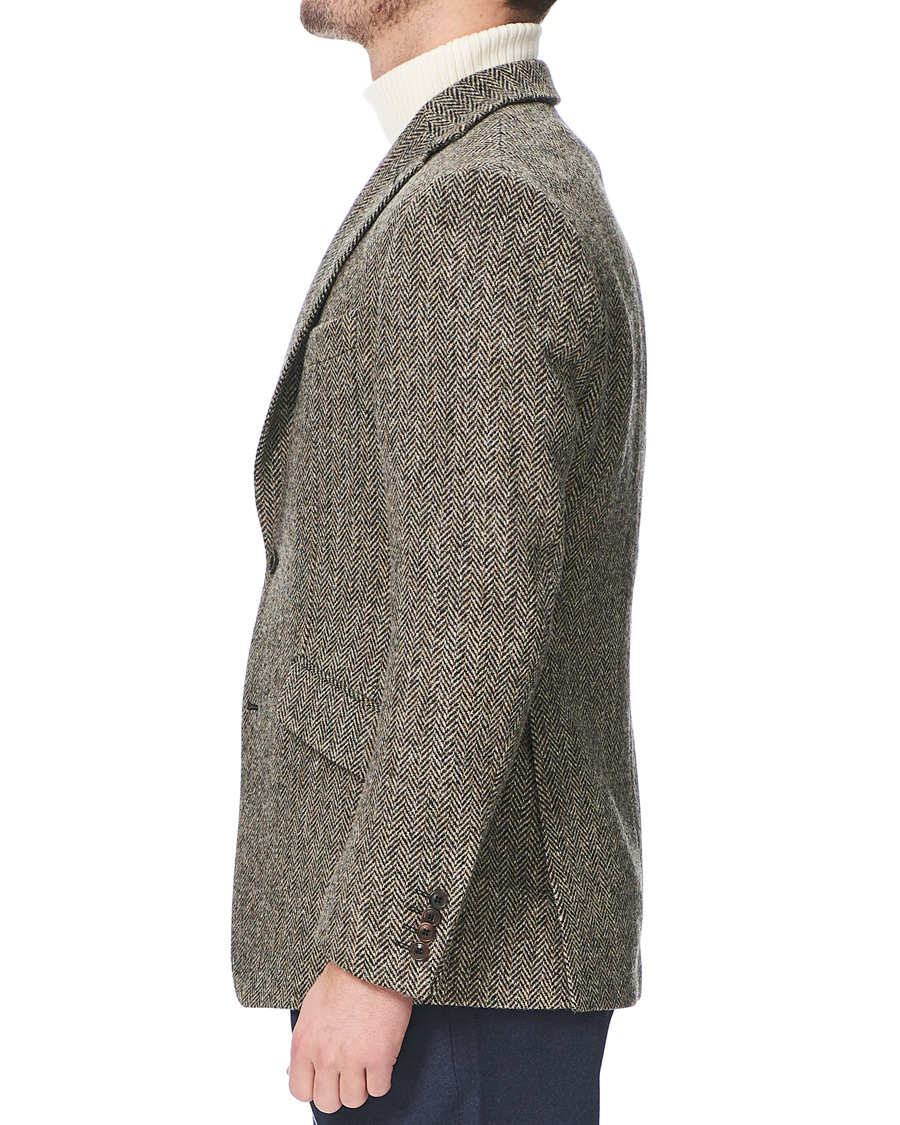 Herre | Dressjakker | Walker Slater | Edward Harris Tweed Herringbone Blazer Charcoal