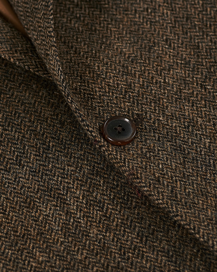 Herre | Dressjakker | Walker Slater | Edward Tweed Herringbone Blazer Brown
