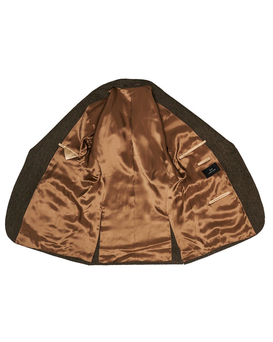 Herre | Dressjakker | Walker Slater | Edward Tweed Herringbone Blazer Brown