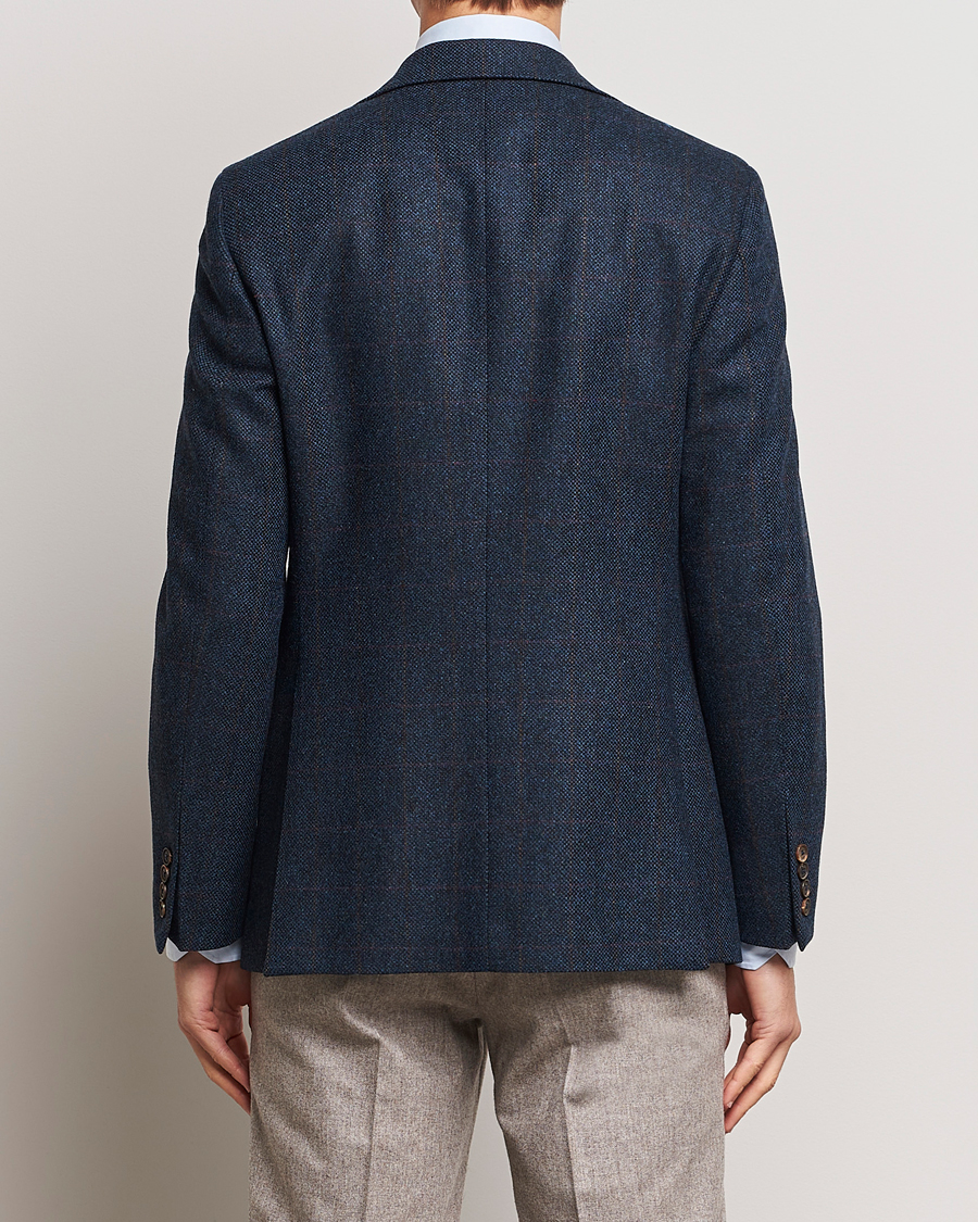 Herre | Dressjakker | Walker Slater | Edward Lambswool Windowpane Blazer Navy