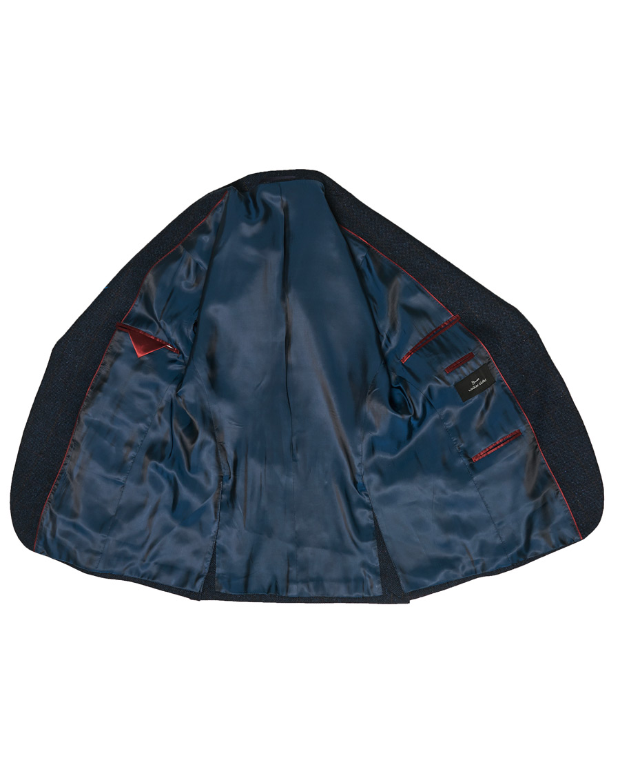 Herre | Dressjakker | Walker Slater | Edward Lambswool Windowpane Blazer Navy