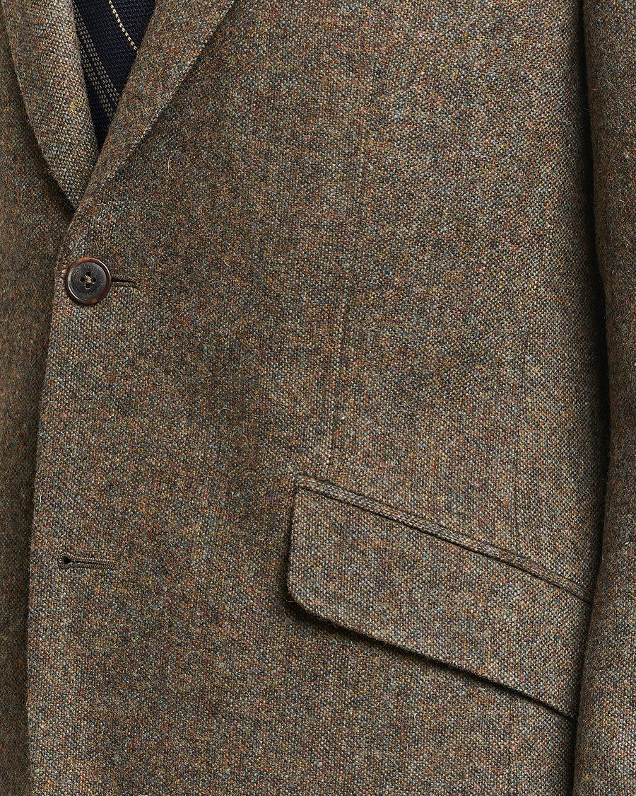 Herre | Dressjakker | Walker Slater | Edward Wool Donegal Blazer Moss Green