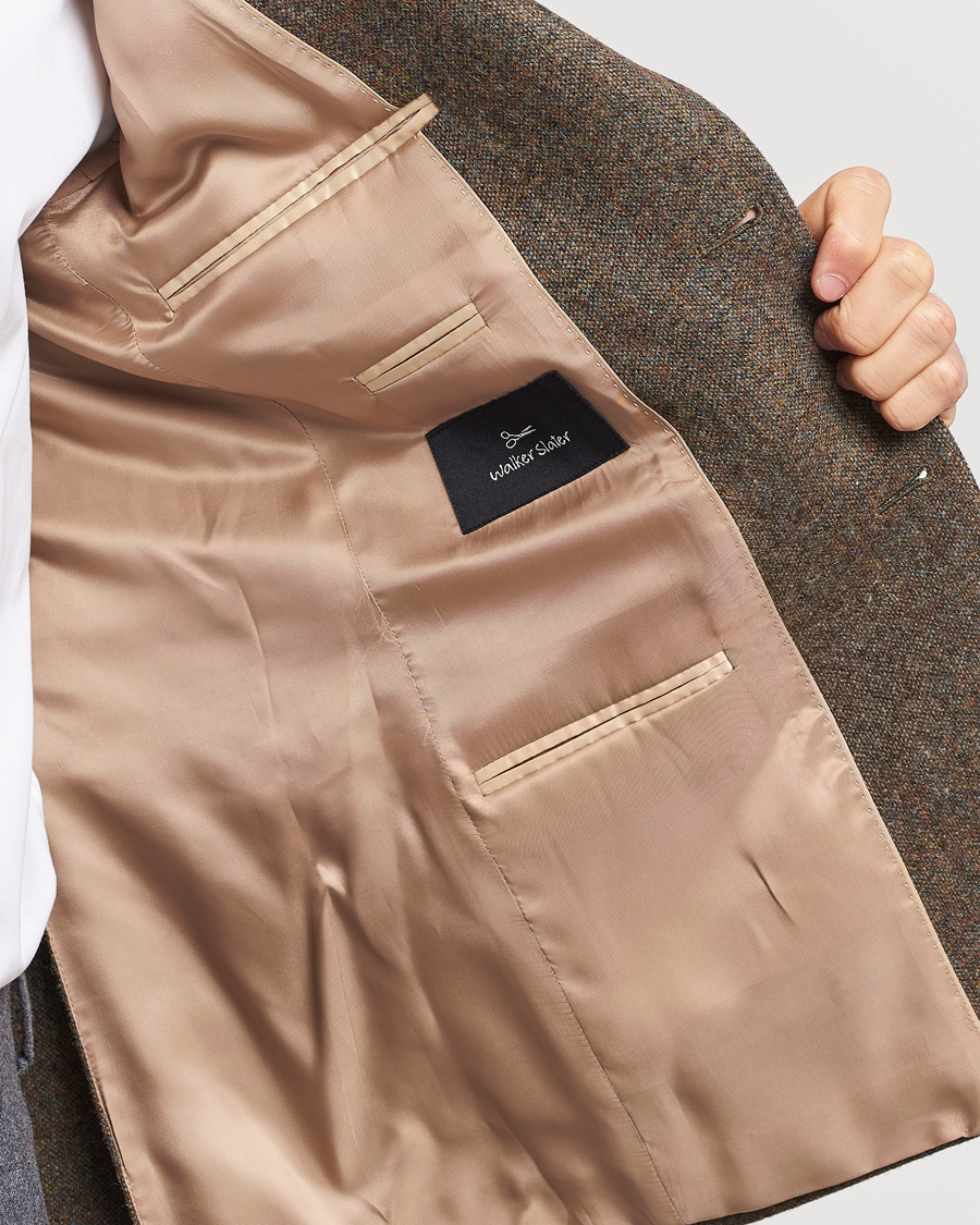 Herre | Dressjakker | Walker Slater | Edward Wool Donegal Blazer Moss Green