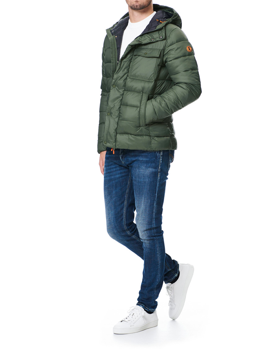 Herre | Jakker | Save The Duck | Lightweight Padded Front Pocket Jacket Thyme Green