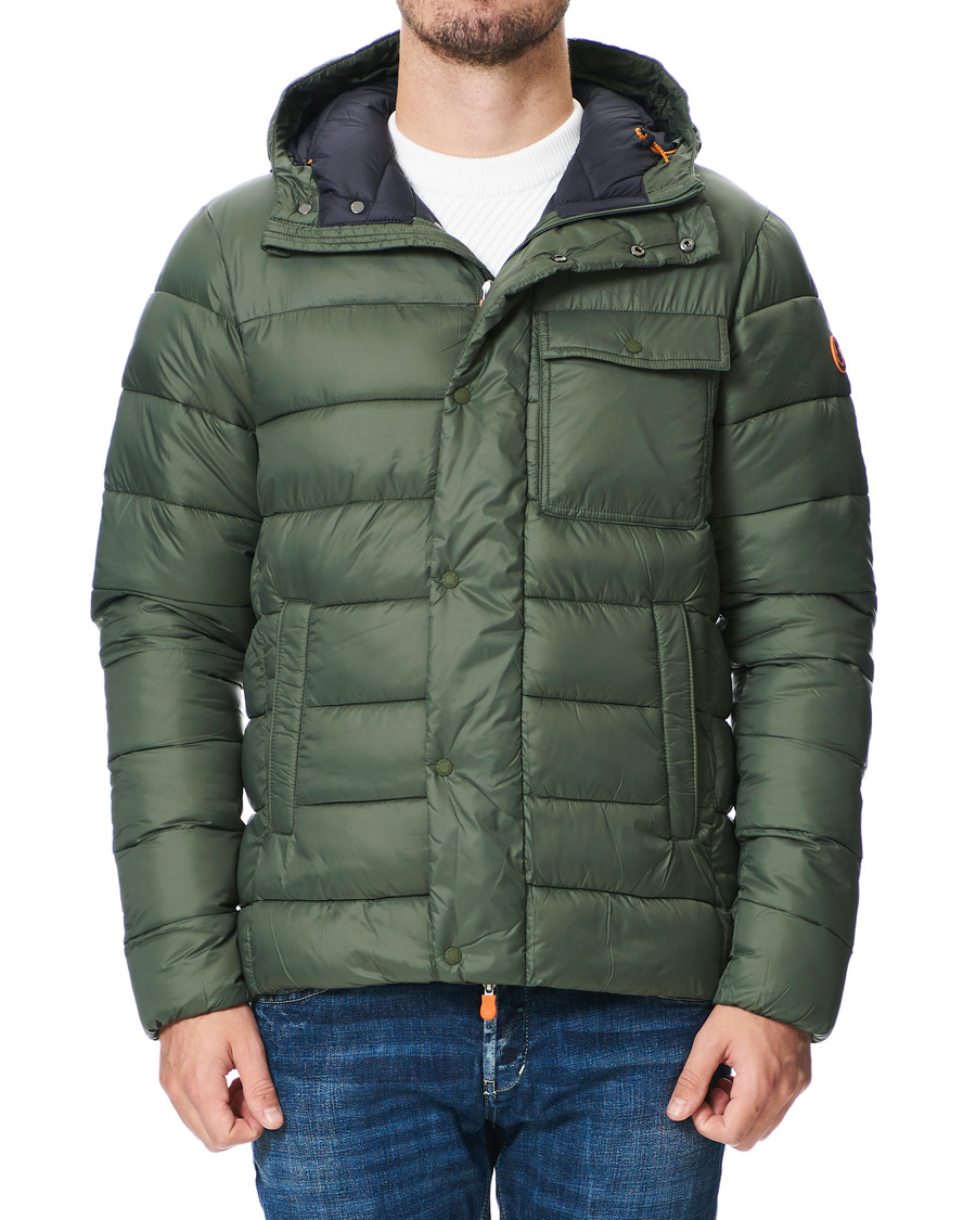 Herre | Jakker | Save The Duck | Lightweight Padded Front Pocket Jacket Thyme Green