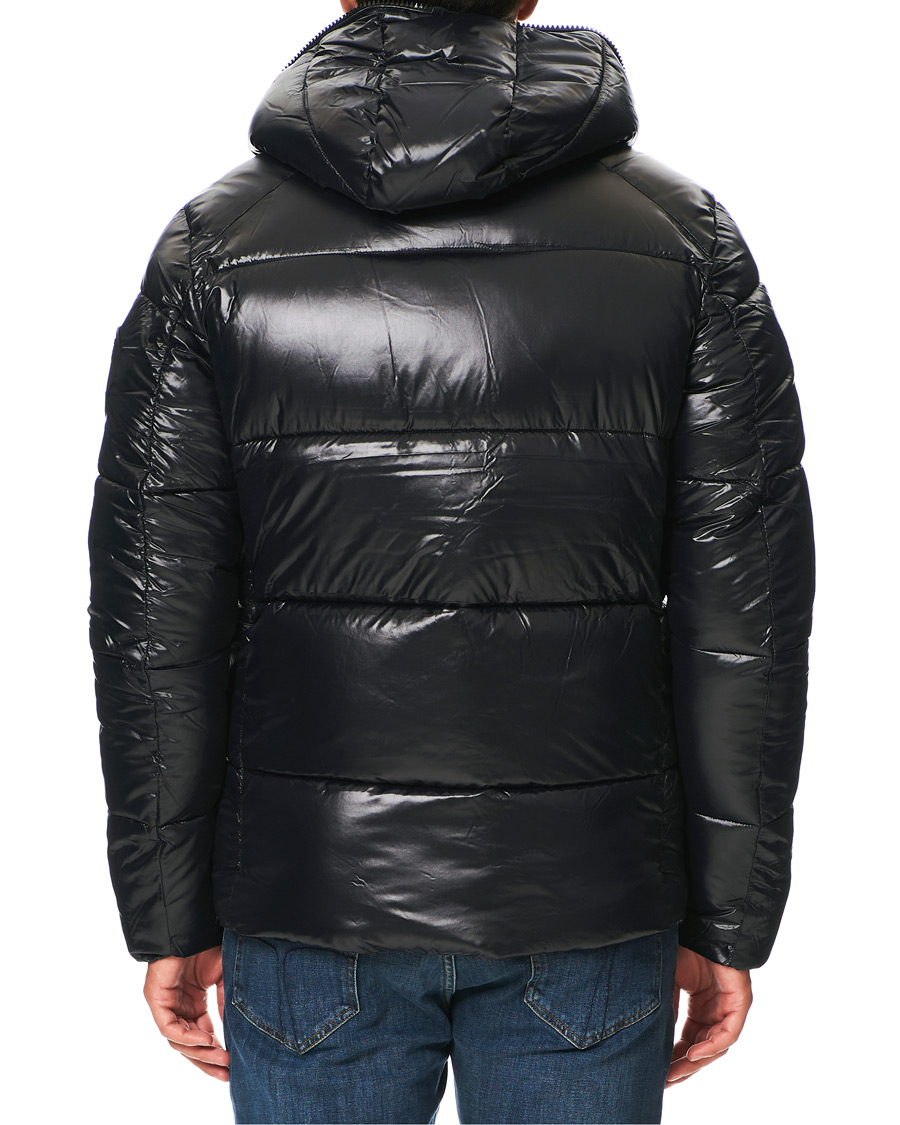 Herre | Jakker | Save The Duck | Mid Length Padded Puffer Black