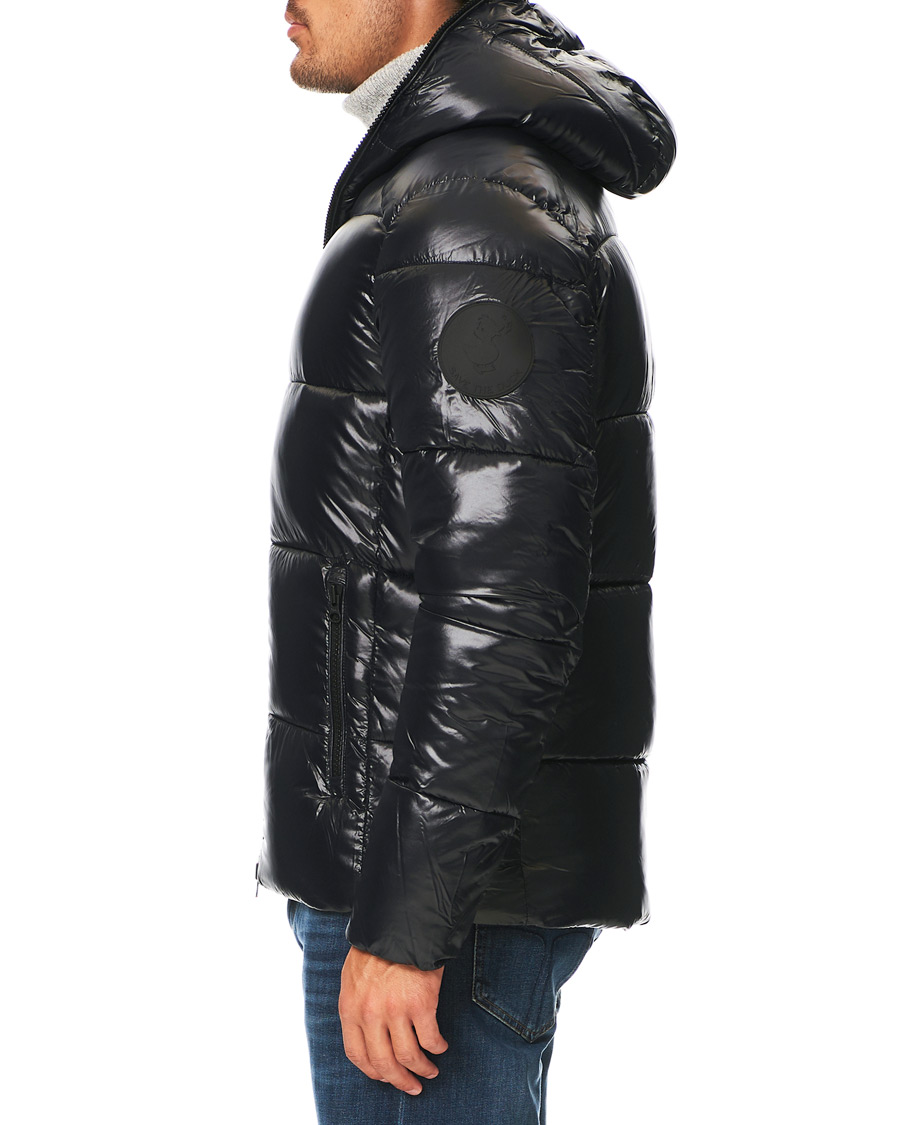 Herre | Jakker | Save The Duck | Mid Length Padded Puffer Black