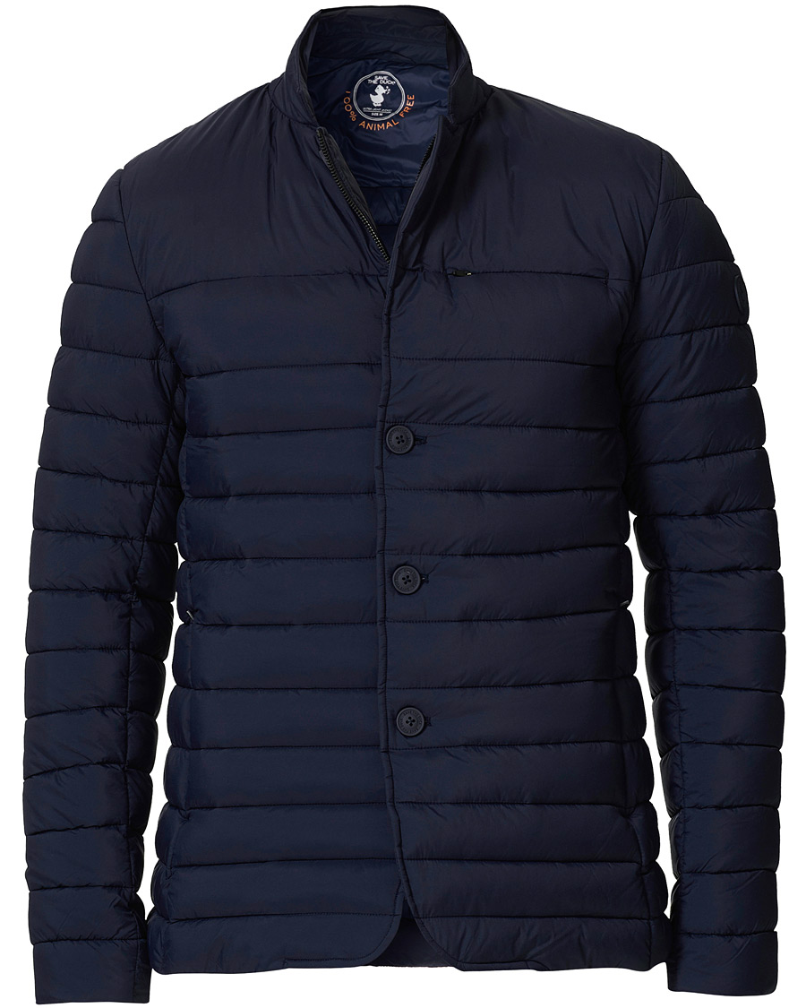 Herre | Jakker | Save The Duck | Japanese Matt Padded Blazer Blue Black