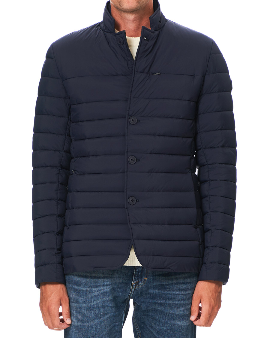 Herre | Jakker | Save The Duck | Japanese Matt Padded Blazer Blue Black