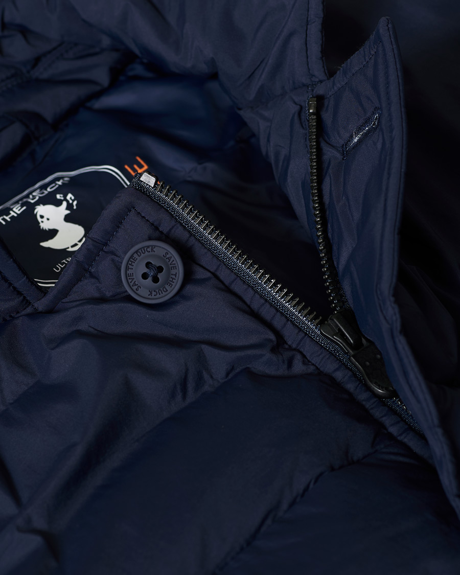 Herre | Jakker | Save The Duck | Japanese Matt Padded Blazer Blue Black