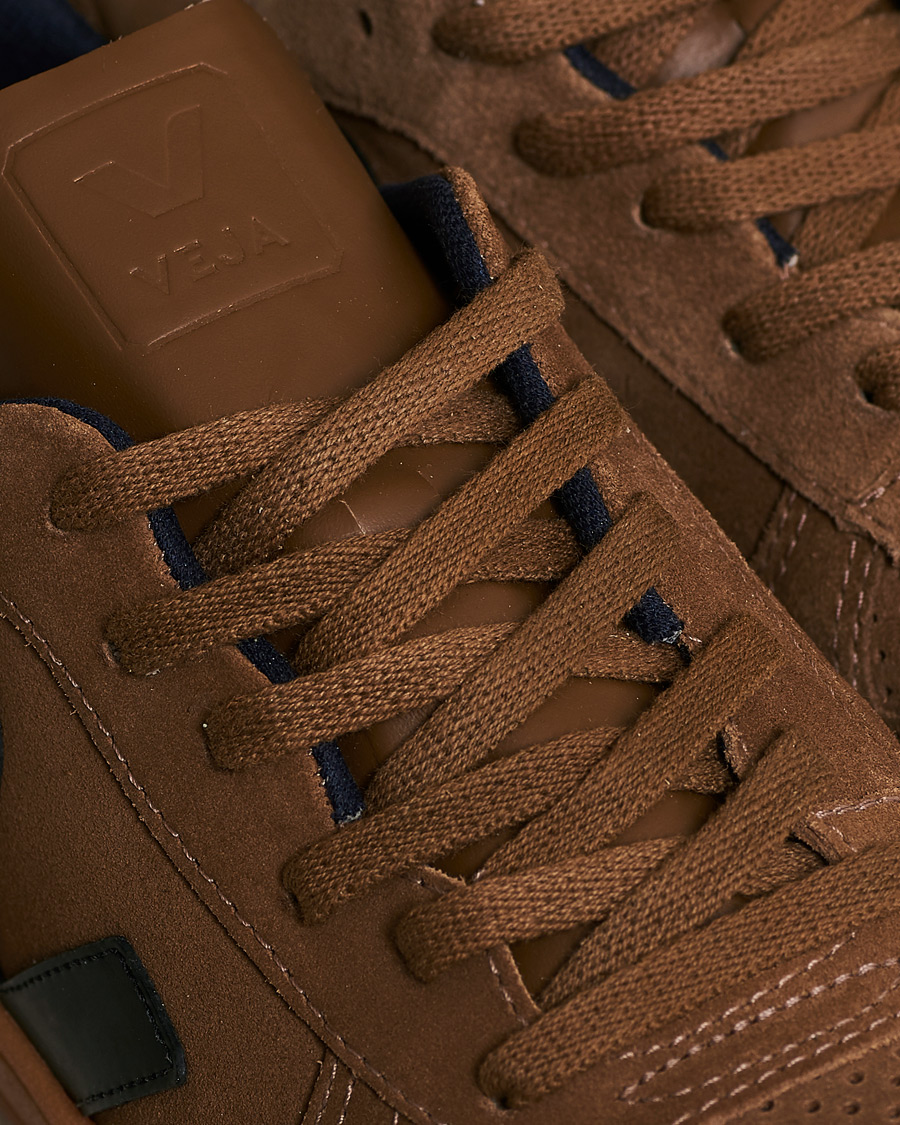 Herre | Veja V-10 Suede Sneaker Brown/Black | Veja | V-10 Suede Sneaker Brown/Black