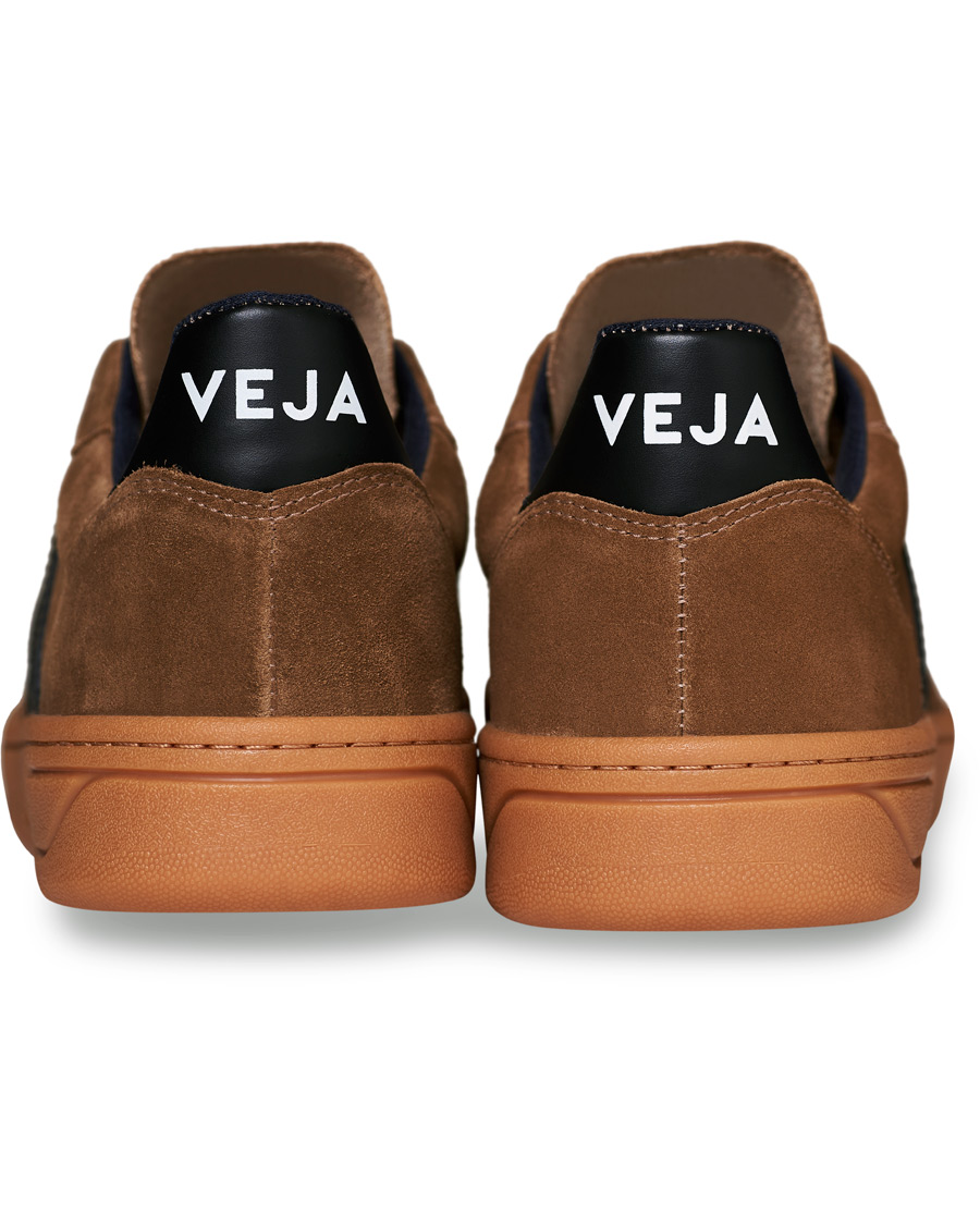 Herre | Veja V-10 Suede Sneaker Brown/Black | Veja | V-10 Suede Sneaker Brown/Black