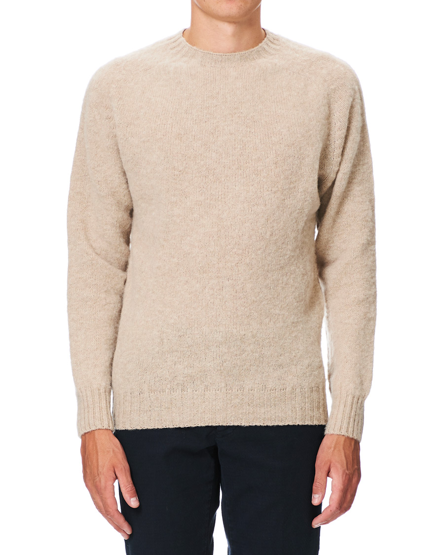 Herre | Gensere | Howlin' | Brushed Wool Sweater Biscuit