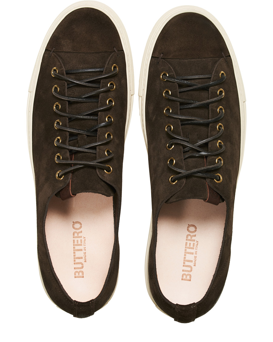 Herre | Sneakers | Buttero | Suede Sneaker Dark Brown