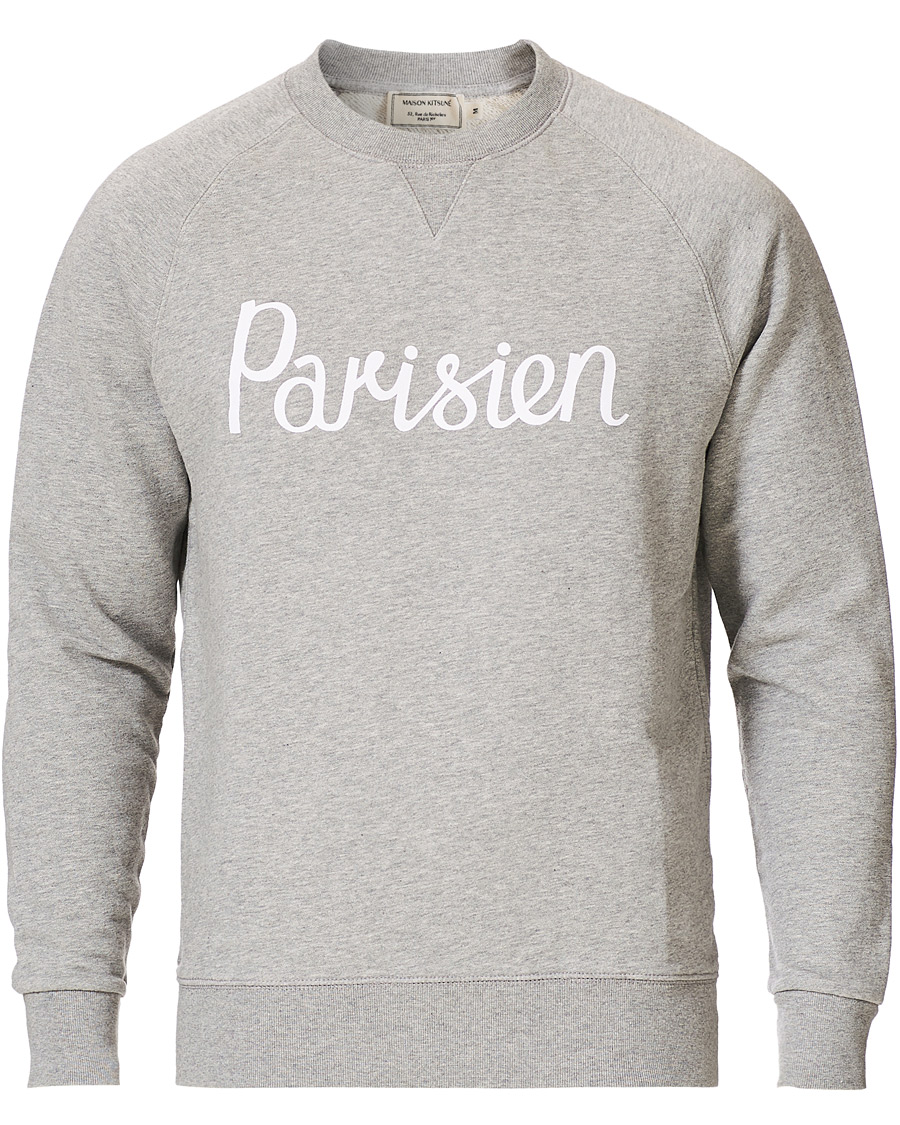 Herre | Gensere | Maison Kitsuné | Parisien Sweatshirt Grey Melange