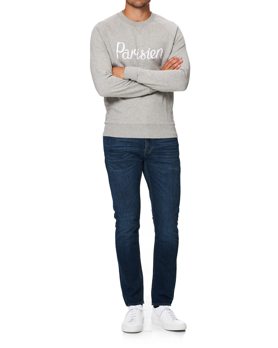 Herre | Gensere | Maison Kitsuné | Parisien Sweatshirt Grey Melange