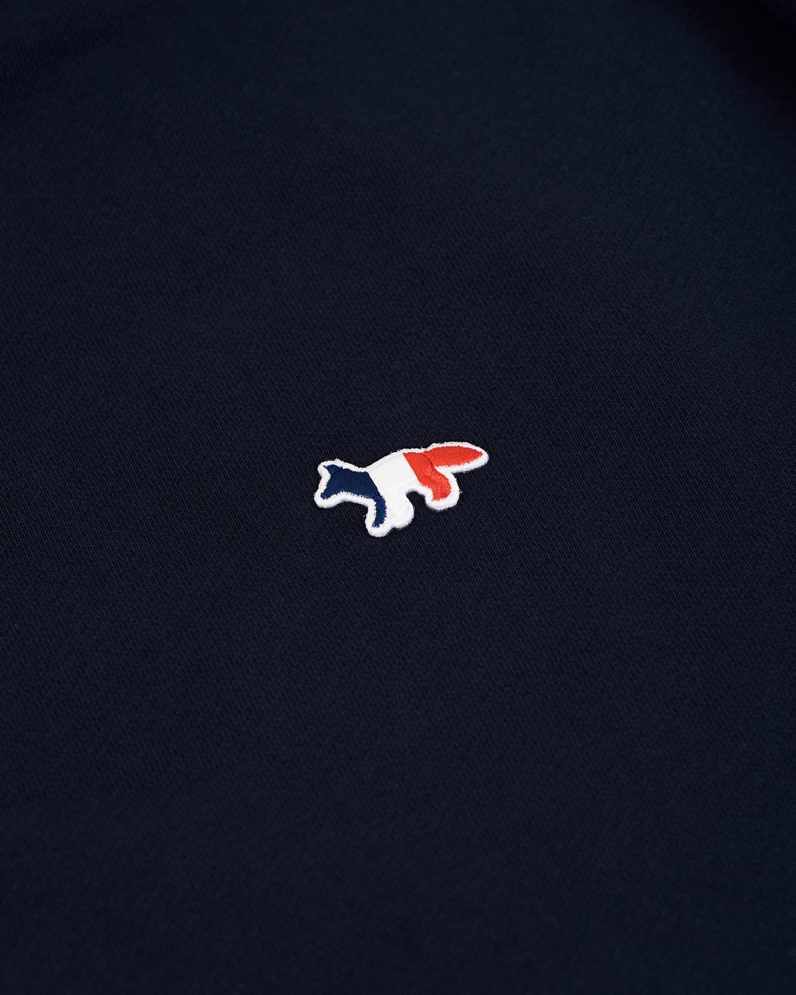 Herre | Gensere | Maison Kitsuné | Tricolor Fox Hoodie Navy
