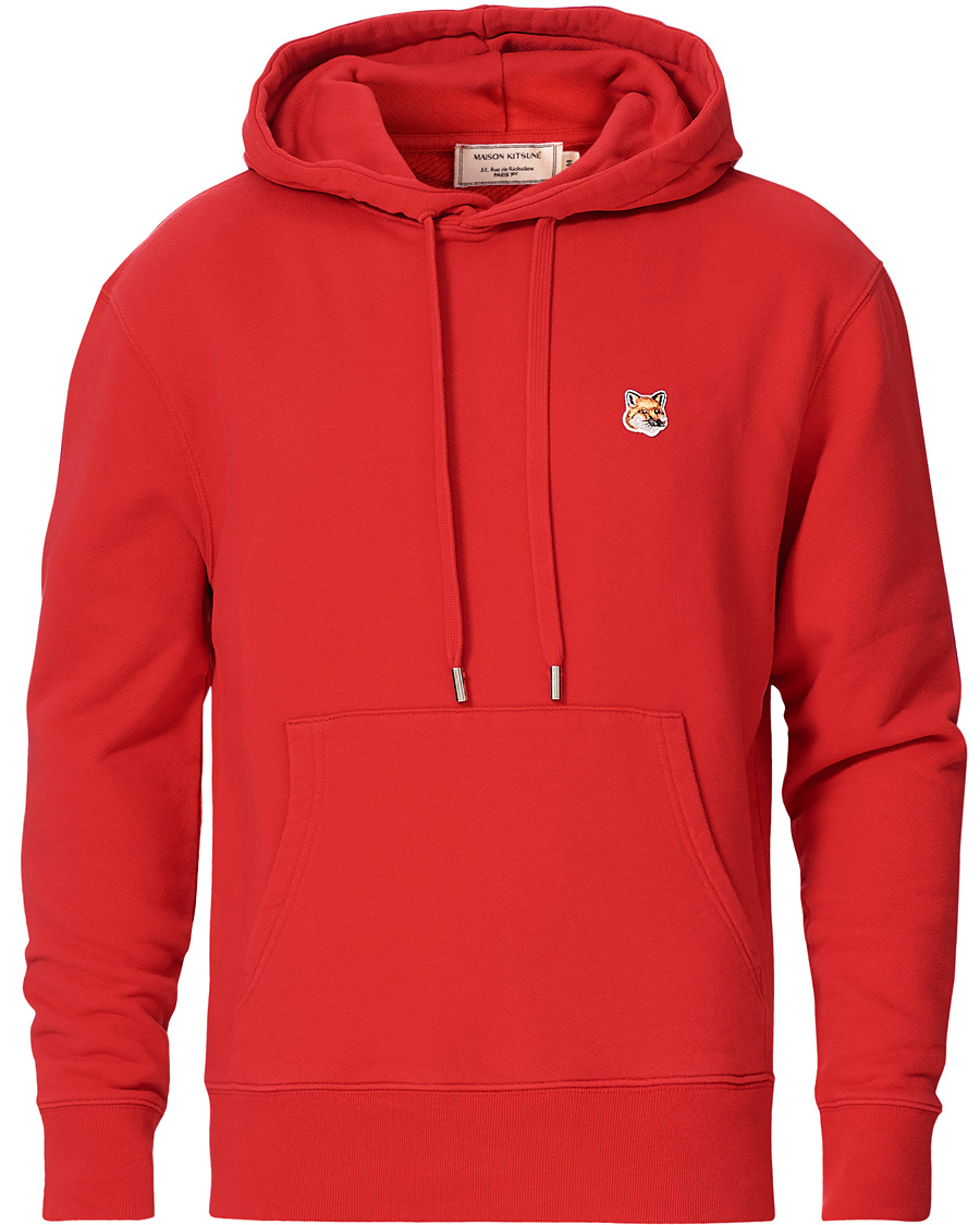 Herre | Gensere | Maison Kitsuné | Fox Head Hoodie Red