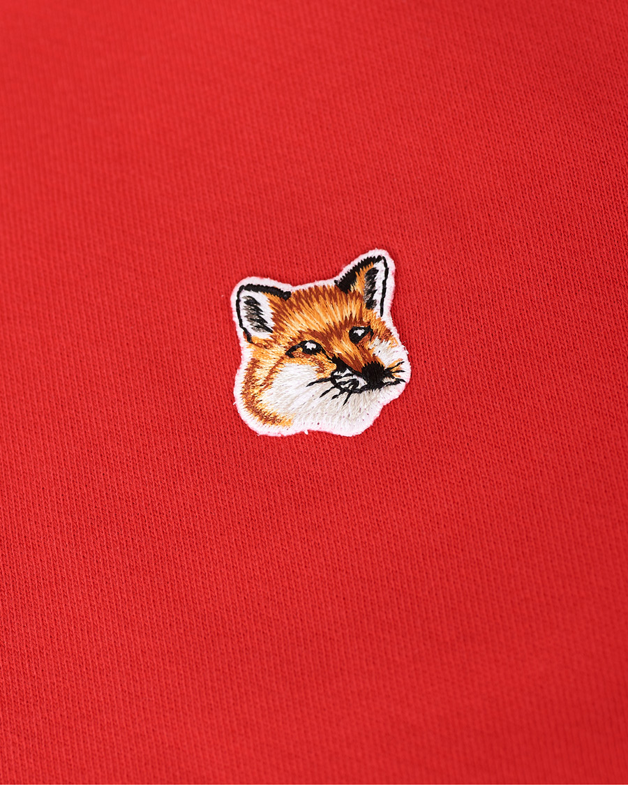 Herre | Gensere | Maison Kitsuné | Fox Head Hoodie Red