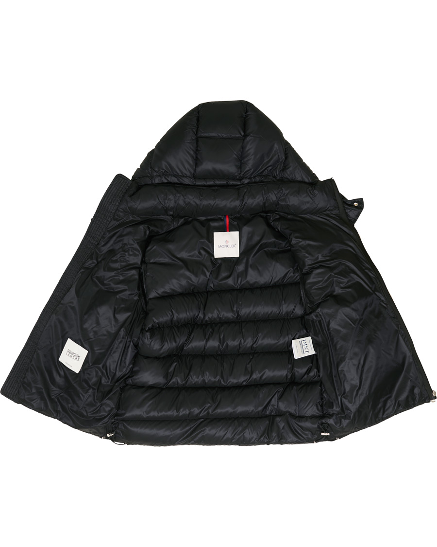 Herre | Jakker | Moncler | Arves Down Hooded Jacket Black