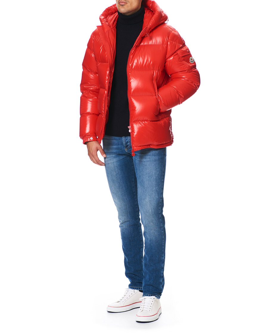 Herre | Jakker | Moncler | Ecrins Gloss Down Jacket Red