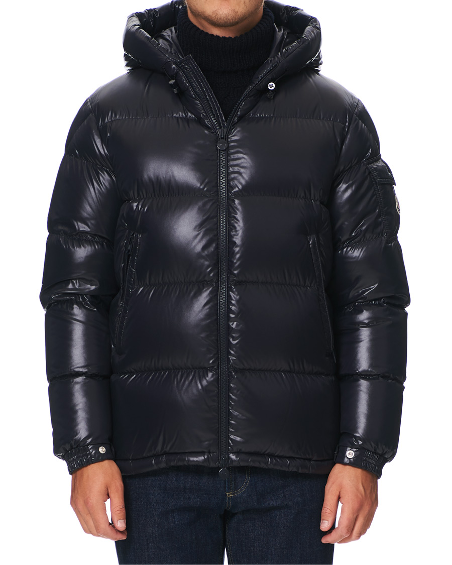 Herre | Jakker | Moncler | Ecrins Gloss Down Jacket Navy