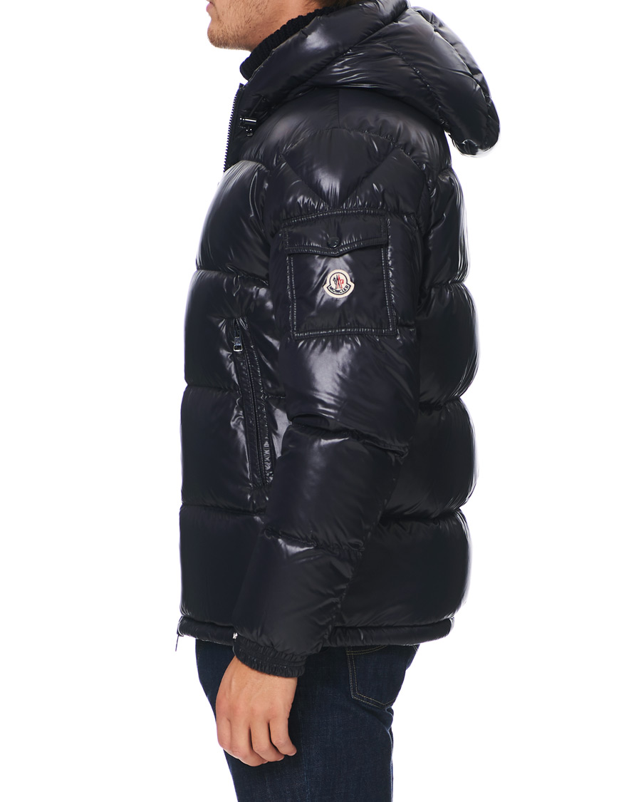 Herre | Jakker | Moncler | Ecrins Gloss Down Jacket Navy
