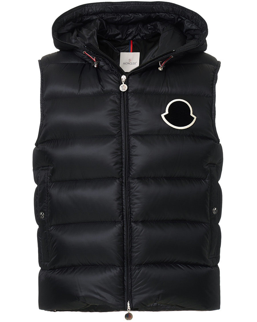 Herre | Jakker | Moncler | Vanoise Hooded Down Gilet Black