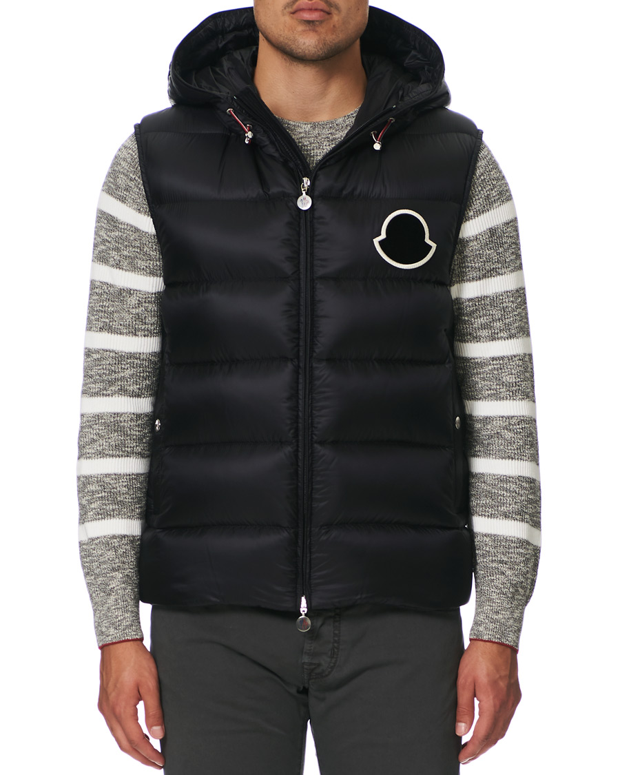Herre | Jakker | Moncler | Vanoise Hooded Down Gilet Black