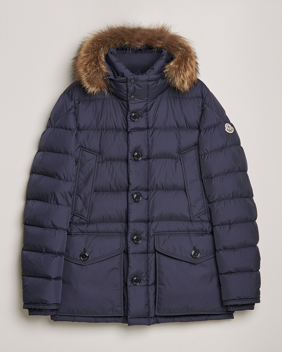 Herre | Luxury Brands | Moncler | Cluny Down Parka Navy