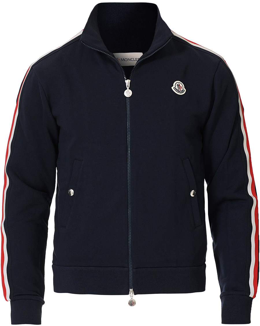 Herre | Gensere | Moncler | Full Zip Sweater Navy