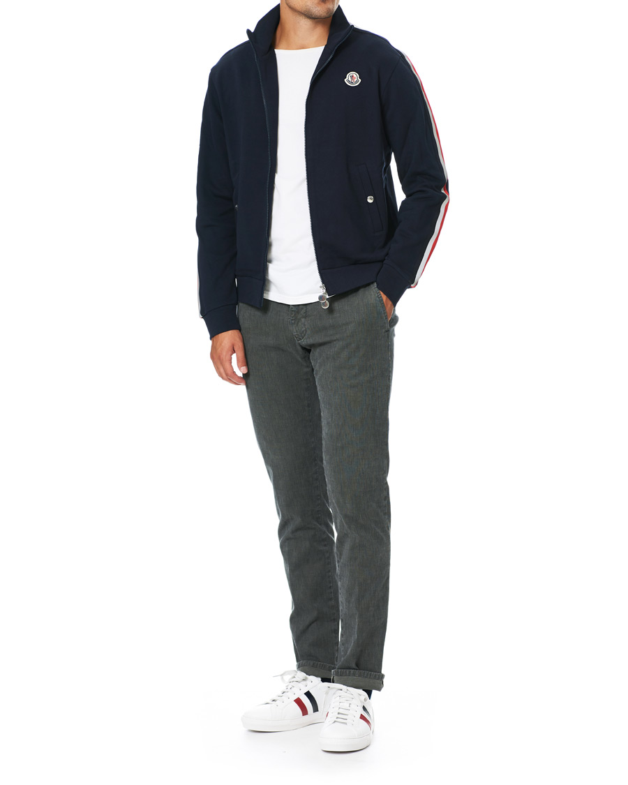Herre | Gensere | Moncler | Full Zip Sweater Navy