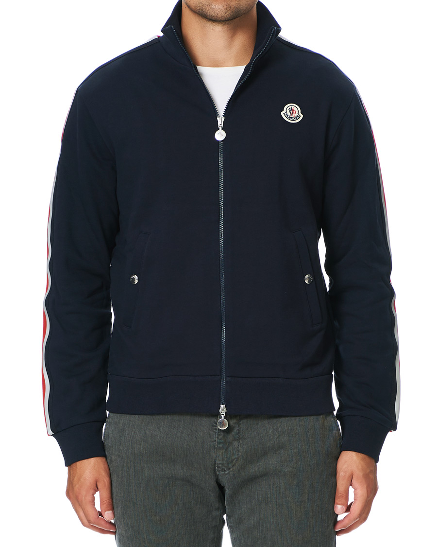 Herre | Gensere | Moncler | Full Zip Sweater Navy