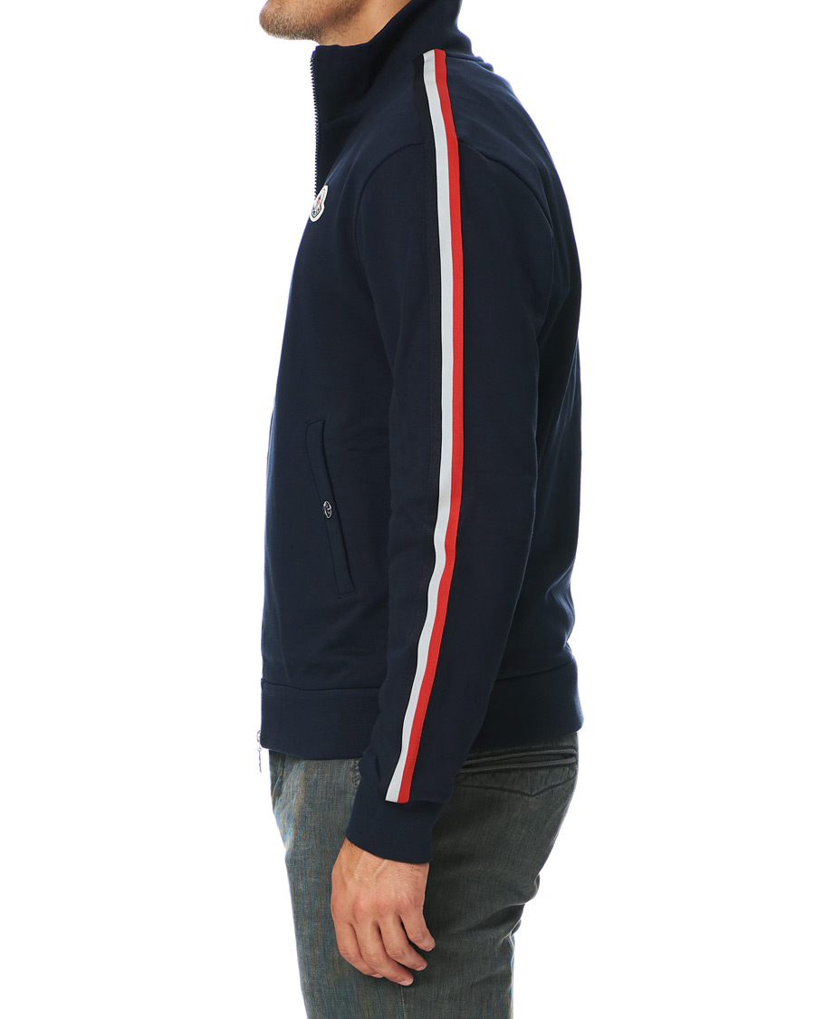 Herre | Gensere | Moncler | Full Zip Sweater Navy
