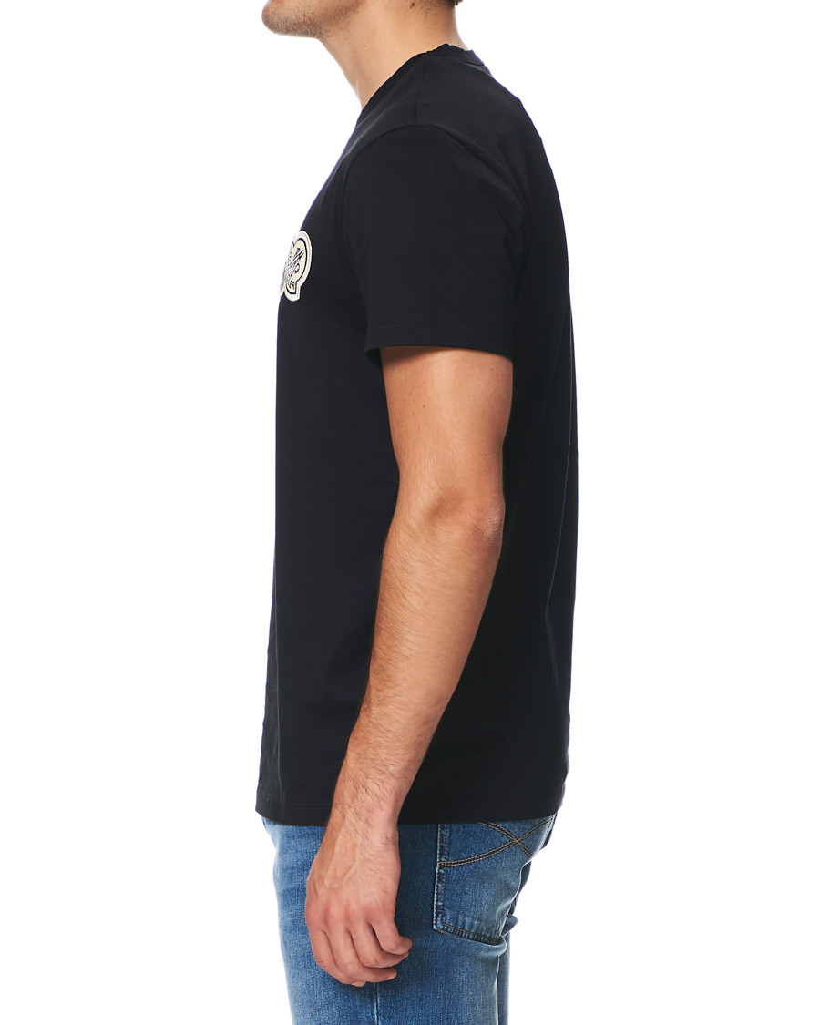 Herre | T-Shirts | Moncler | Patch Logo T-shirt Black