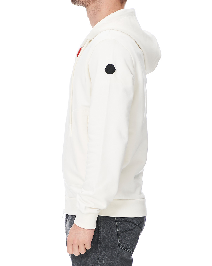 Herre | Gensere | Moncler | Stripe Sweat Hoodie White