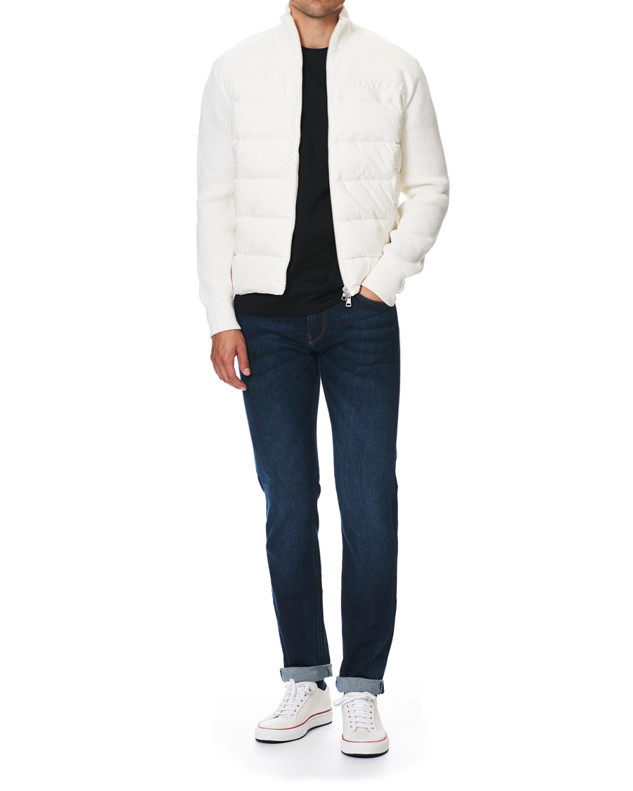 Herre | Gensere | Moncler | Hybrid Full Zip White