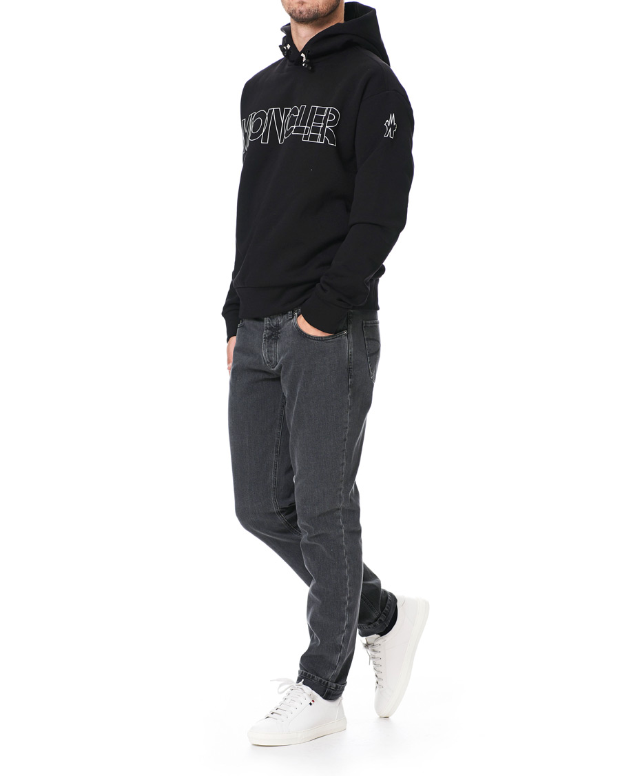 Herre | Moncler New Monaco Sneaker White Calf | Moncler | New Monaco Sneaker White Calf