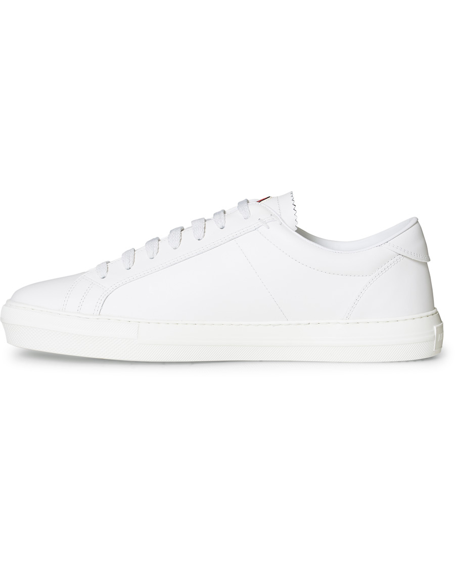 Herre | Moncler New Monaco Sneaker White Calf | Moncler | New Monaco Sneaker White Calf