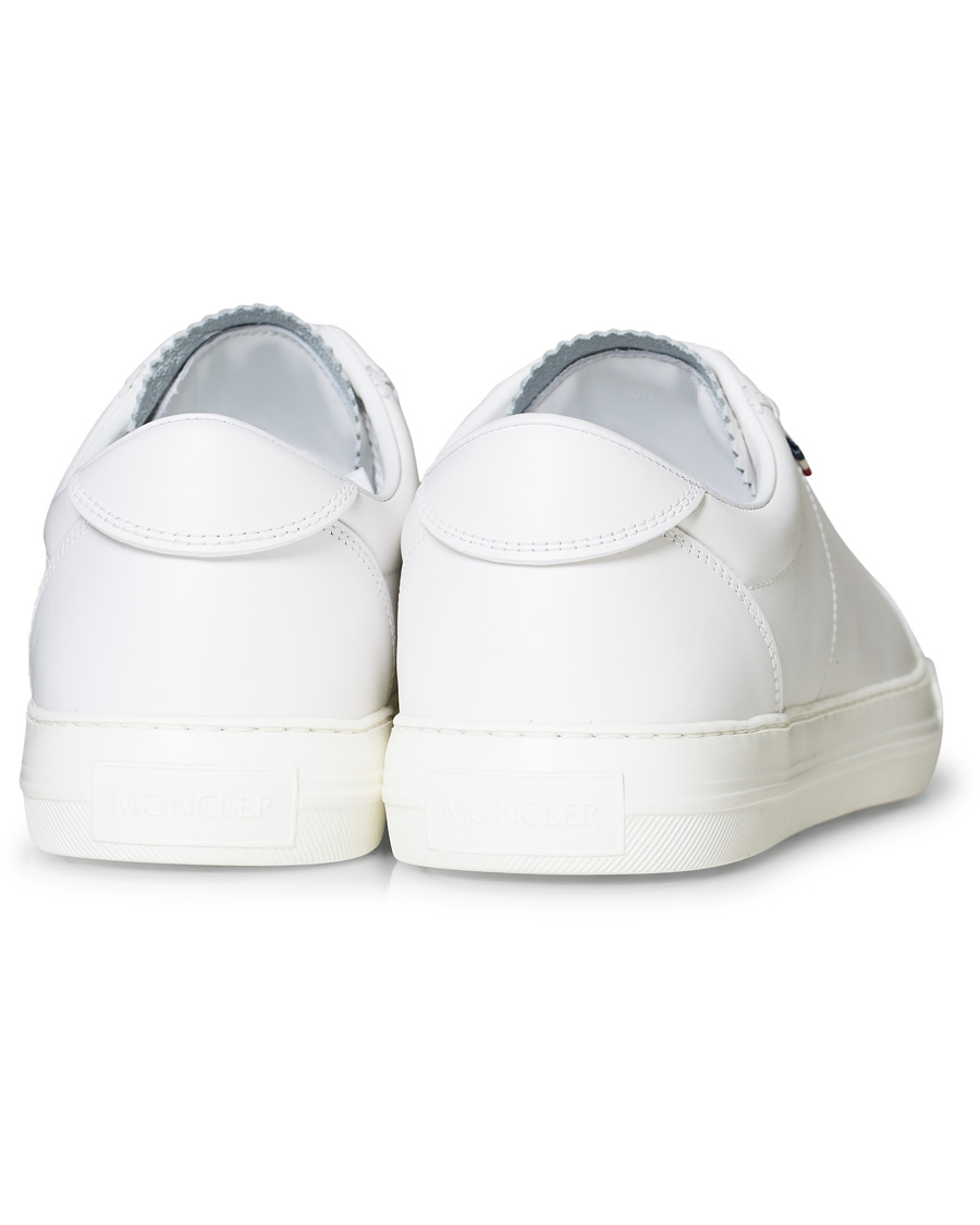 Herre | Moncler New Monaco Sneaker White Calf | Moncler | New Monaco Sneaker White Calf
