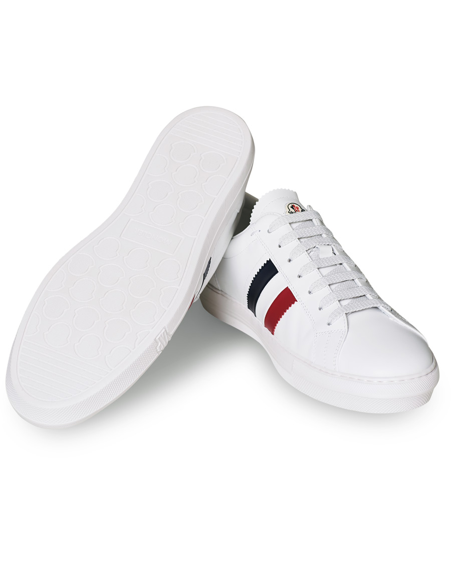 Herre | Moncler New Monaco Stripe Sneaker White | Moncler | New Monaco Stripe Sneaker White