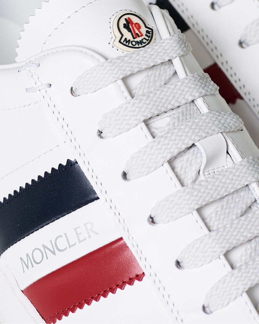 Herre | Moncler New Monaco Stripe Sneaker White | Moncler | New Monaco Stripe Sneaker White