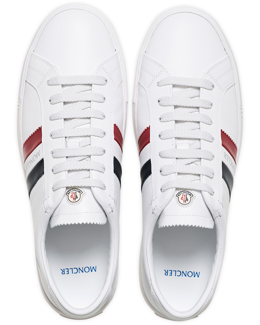 Herre | Moncler New Monaco Stripe Sneaker White | Moncler | New Monaco Stripe Sneaker White