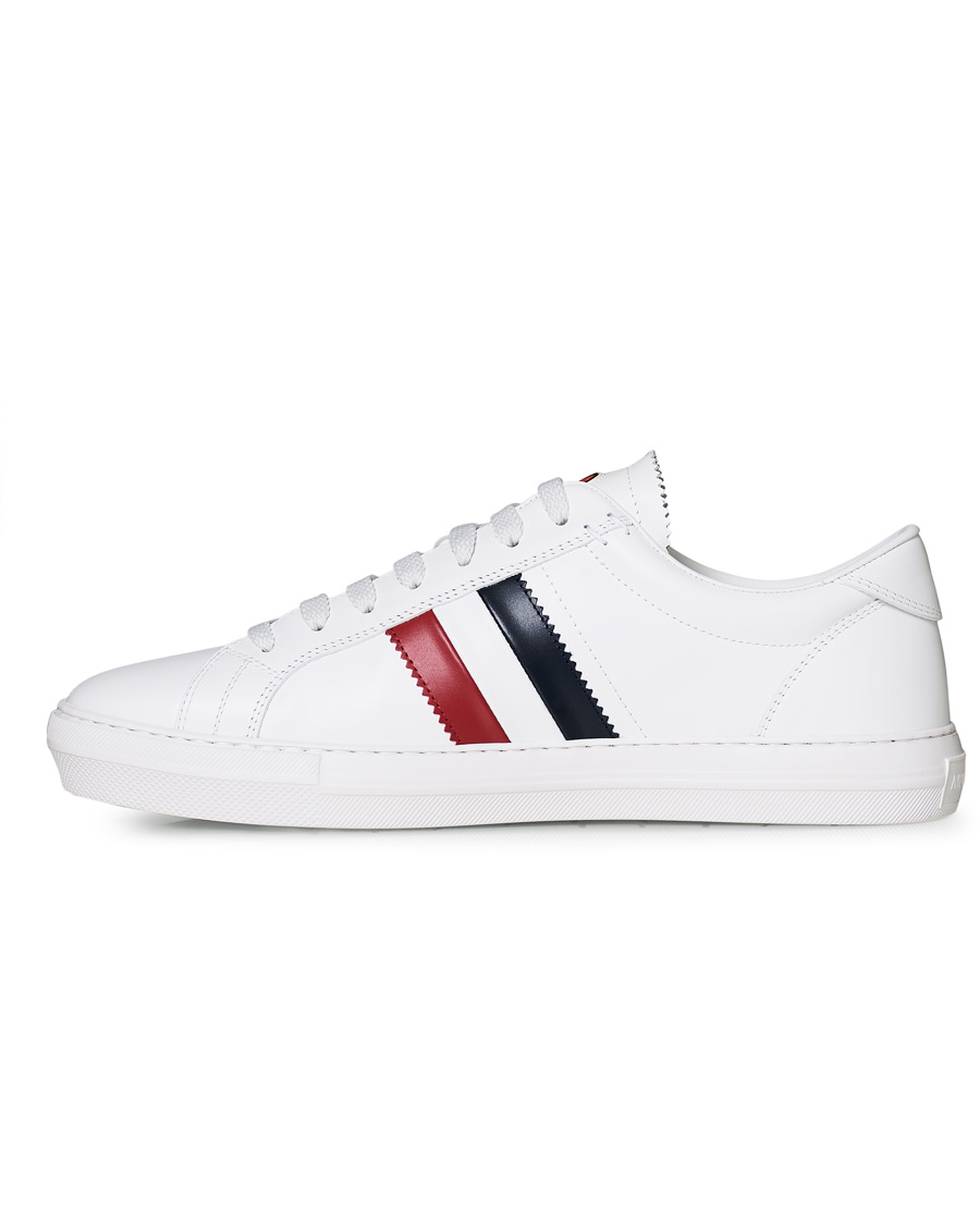 Herre | Moncler New Monaco Stripe Sneaker White | Moncler | New Monaco Stripe Sneaker White