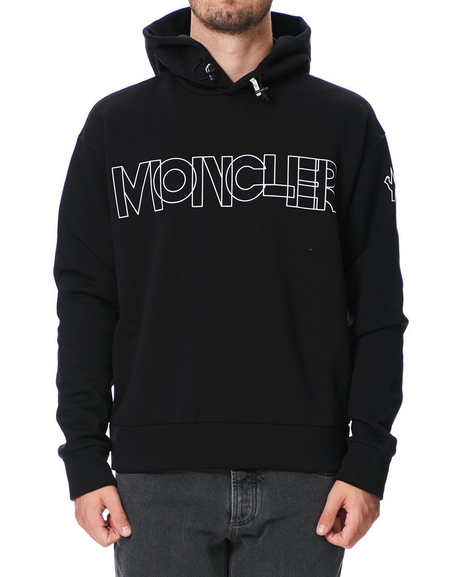 Herre | Gensere | Moncler Grenoble | Scuba Logo Hoodie Black